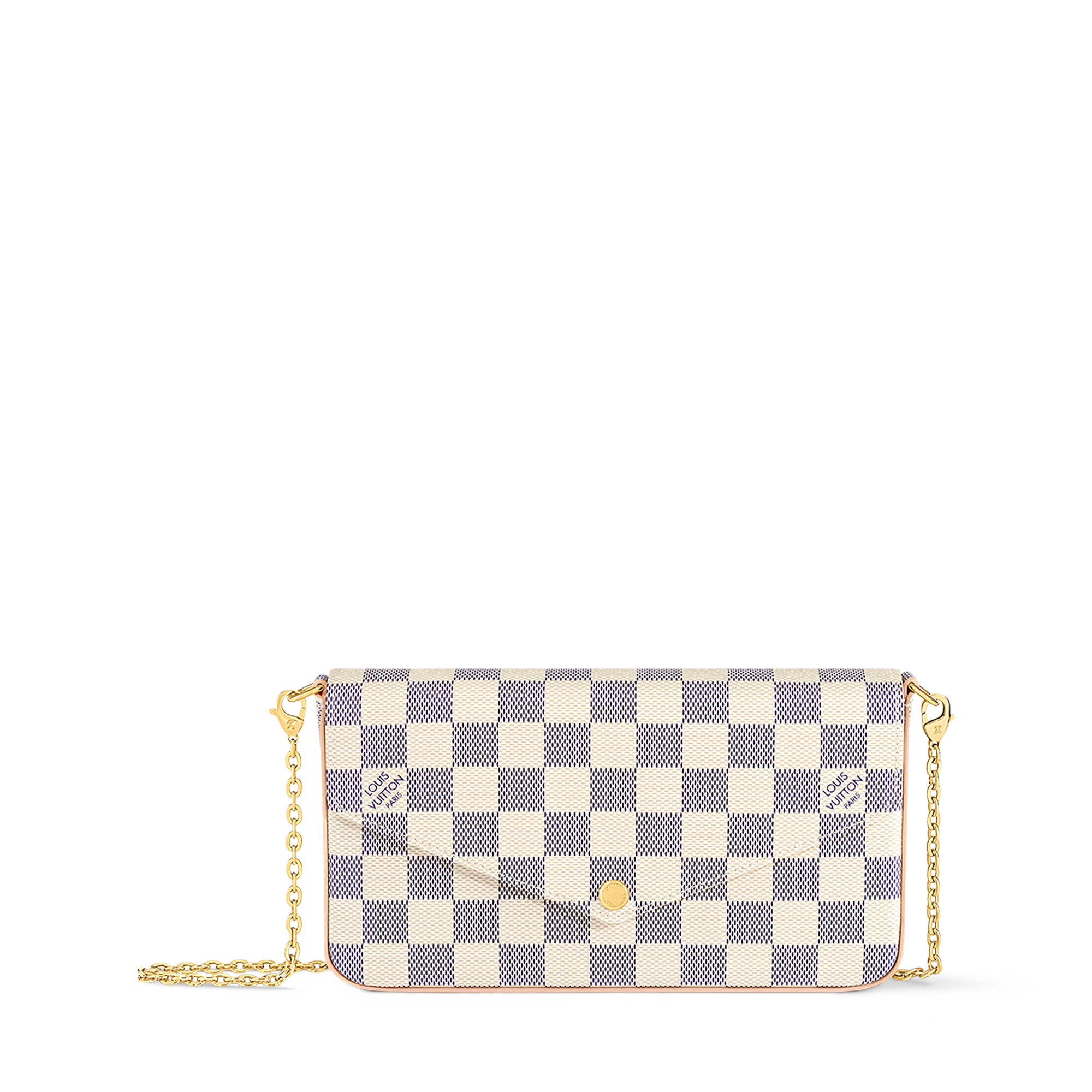 Pochette Félicie Damier Azur Canvas - Wallets and Small Leather